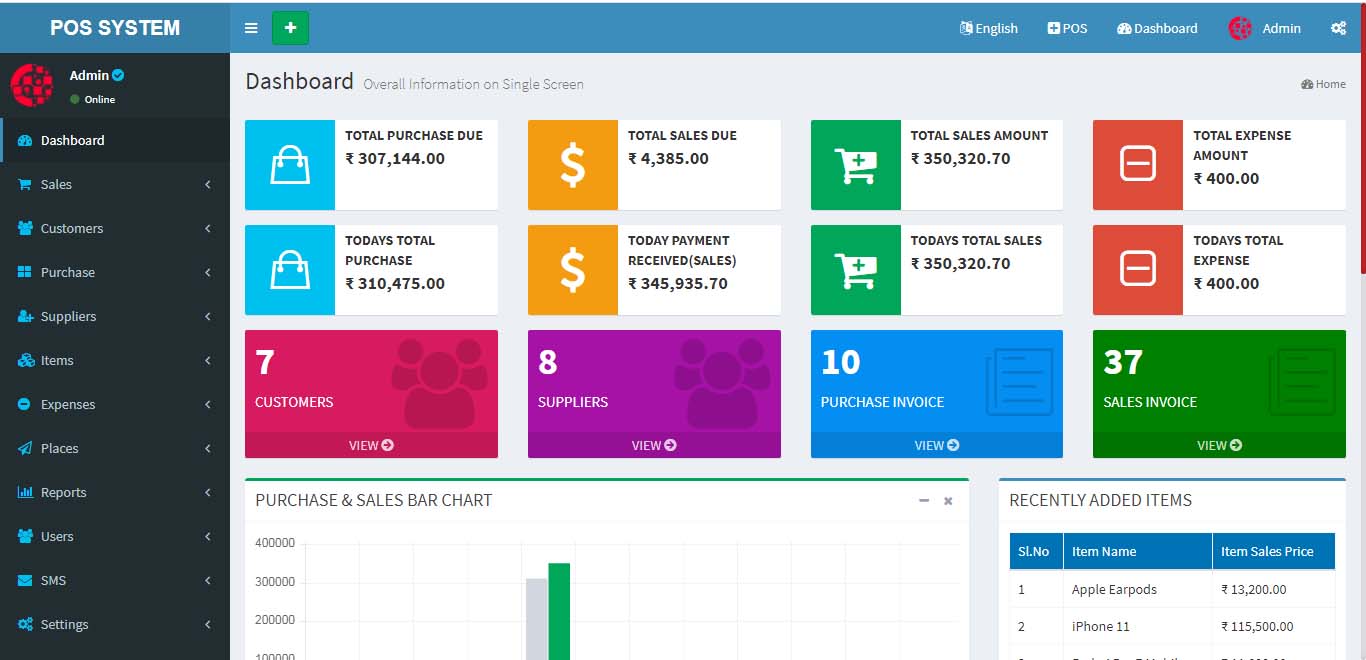 Inventory with POS  Software